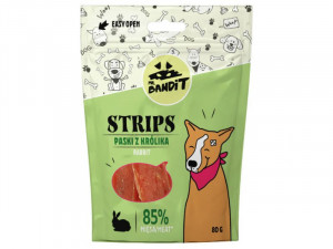 MR.BANDIT Strips Rabbit - gardumi suņiem 80g